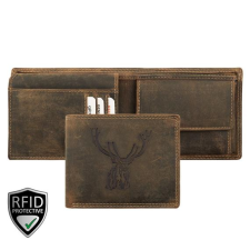  417765 603 Giorgio Carelli motívumos pénztárca szarvas fej pénztárca