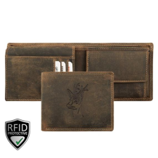  417765 605 Giorgio Carelli motívumos pénztárca őz fej pénztárca