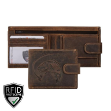  417797 607 Giorgio Carelli motívumos pénztárca ponty egészalakos horgászbottal pénztárca