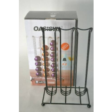  42 db-os fém színű kávékapszula tartó kávéfőző kellék