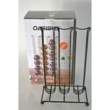  42 db-os fém színű kávékapszula tartó kávéfőző kellék