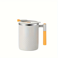 450ml-es Kávésbögre Fogantyúval És Fedéllel, bögrék, csészék