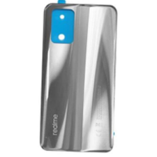 4722243 Gyári akkufedél hátlap - burkolati elem Realme GT 5G, ezüst mobiltelefon, tablet alkatrész