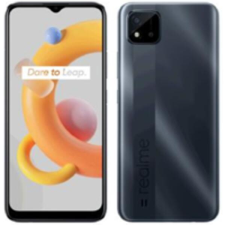  4908553 Gyári akkufedél hátlap - burkolati elem Realme C11 2021, szürke. mobiltelefon, tablet alkatrész