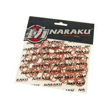49 Réz tömítőgyűrűk Naraku 12x16x1.5mm 100 darab egyéb motorkerékpár alkatrész