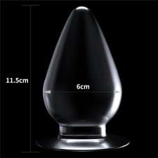  4.5''  Flawless Clear Anal Plug anál