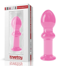 4.5" Glass Romance Pink műpénisz, dildó