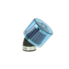 4 Air-System 35mm 45° fém légszűrő kék védősapkával motorkerékpár szűrő