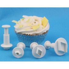 4 DARABOS FONDANT KISZÚRÓ ROMBUSZ , GYÉMÁNT sütés és főzés