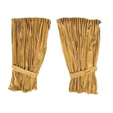  4 darabos függönykészlet teherautókhoz, univerzális, Volvo-kompatibilis, krémszínű, szintetikus anyagból lakástextília