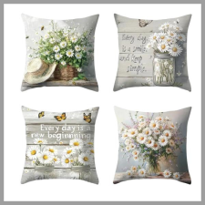  4 darabos Tavaszi Mintás Párnahuzat 45cm x 45cm 601099803894797 lakástextília