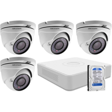 4 dome infrakamerás HIKVISION HDTVI megfigyelő kamera