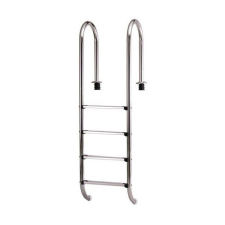  4 fokos kisívű létra, AISI304 medence kiegészítő