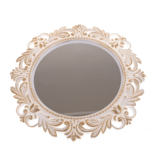 4-Home Castillo műanyag fali tükör, fehér, átmérő 51 cm bútor