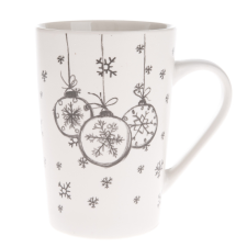 4-Home Díszek karácsonyi porcelán bögre, 435 ml bögrék, csészék