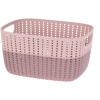 4-Home Duo műanyag kosár, rózsaszín, 28,6 x 21,8 x 15,1 cm, rózsaszín