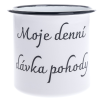 4-Home Emaille mug "My daily dose of well-being", 1 l