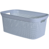 4-Home Excellent tiszaruha kosár szürke, 35 l