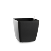 4-Home Flower Lover Öntözés nélküli virágcserép Quadratomatt antracit, 24 cm, antracit, 24 cm