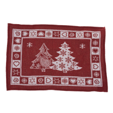 4-Home Holly Christmas karácsonyi alátét piros, 48 x 33cm lakástextília