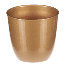 4-Home Kerámia virágtartó Terakota, átmérő 25 cm, arany kerti tárolás