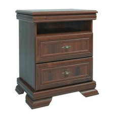 4-Home KORA éjjeliszekrény, szamóca király, barna bútor