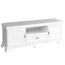 4-Home KORA TV-állvány, andersen fenyő, fehér bútor