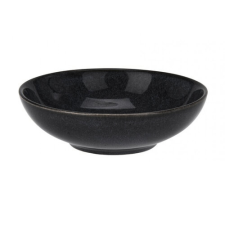 4-Home Mázas kőagyag tál, átmérő 18,5 cm, fekete, fekete konyhai eszköz