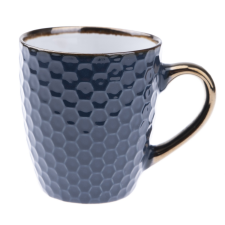 4-Home Plástve kerámia bögre, kék, 250 ml bögrék, csészék