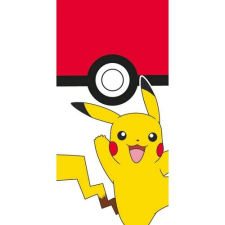 4-Home Pokémon Pokéball és Pikachu gyerek törölköző, 70 x 140 cm lakástextília