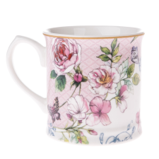 4-Home Rózsa porcelán bögre, 400 ml bögrék, csészék
