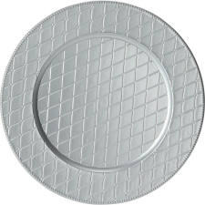 4-Home Silver Rhombus tányéralátét, 33 cm konyhai eszköz