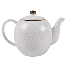 4-Home Zig-Zag cserép teáskanna, 1,1 l bögrék, csészék