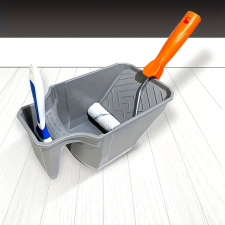  4 hüvelykes kézi festékpohár görgős kerettel festő és tapétázó eszköz