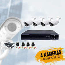  4 kamerás megfigyelő rendszer AHD CCTV megfigyelő kamera