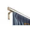  (4 szín 16 méret) Motivo egysoros függöny karnis szett(3.5méter). Függönytartó karnis, rövid oldalfali szereléssel - 03 Matt bronz