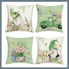  4db Tavaszi Virágos Párnahuzat 45x45cm 601100107807174-45 lakástextília