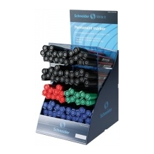 SCHNEIDER "133" alkoholos marker, 1-4 mm, vegyes színekben, SIS, 80 db/display filctoll, marker