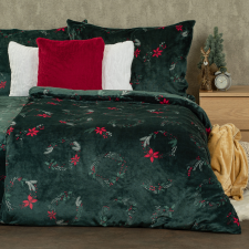 4Home Poinsettia mikroflanel ágyneműhuzat, 140 x 200 cm, 70 x 90 cm lakástextília
