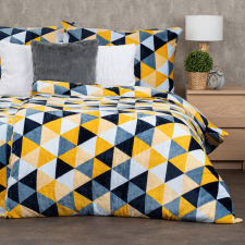 4Home Scandi triangle mikroflanel ágyneműhuzat, 140 x 200 cm, 70 x 90 cm lakástextília