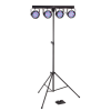  4LEDKIT-PARTY - Komplett 4-PAR LED világítás szett