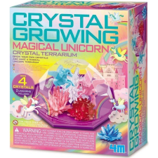 4M Oktatási Készlet Kristálytenyészt és Egyszarvú Terrárium (00-03928) kreatív és készségfejlesztő