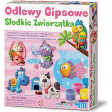 4M Vidám állatok gipsz hűtőmágnes képkészítő készlet (3539) kreatív és készségfejlesztő