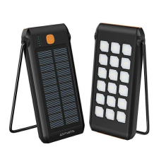 4smarts napelemes powerbank TitanPack Flex 10000mAh fekete/narancssárga power bank