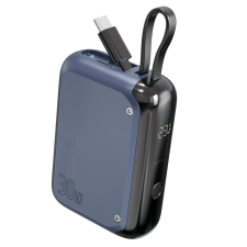 4smarts Pocket Power Bank USB-C kábellel 10000mAh - Kék (4S540698) power bank