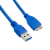 4world 08963 USB 3.0 adat- és töltőkábel 1.8m Kék
