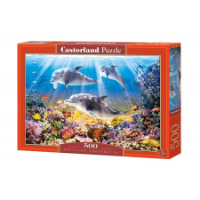  500 darabos delfinek a víz alatt puzzle puzzle, kirakós