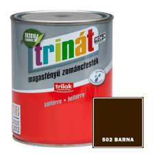 502 BARNA - TRINÁT MAGASFÉNYŰ ZOMÁNCFESTÉK - 0,25 L zománcfesték