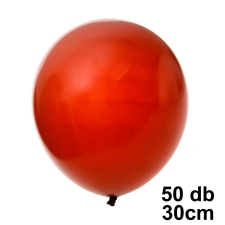  50 darabos latex lufi szett – 30 cm – Piros party kellék