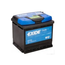 50Ah EXIDE Excell EB500 autó akkumulátor jobb+ autó akkumulátor